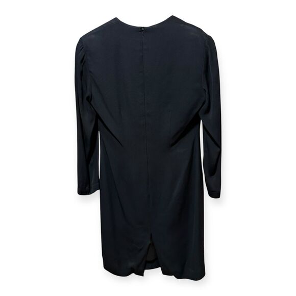 Marisa Minicucci Black Long Sleeve Sheath Dress Women’s Size 6 Canada Made - Picture 4 of 4